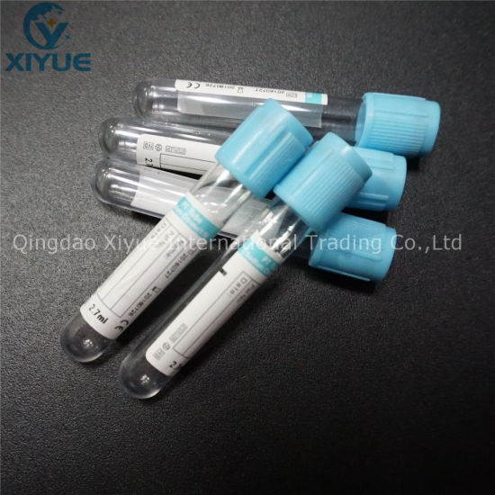 Disposable Medical Plain PP Pet Vacuum Blood Collection Tube Tubes