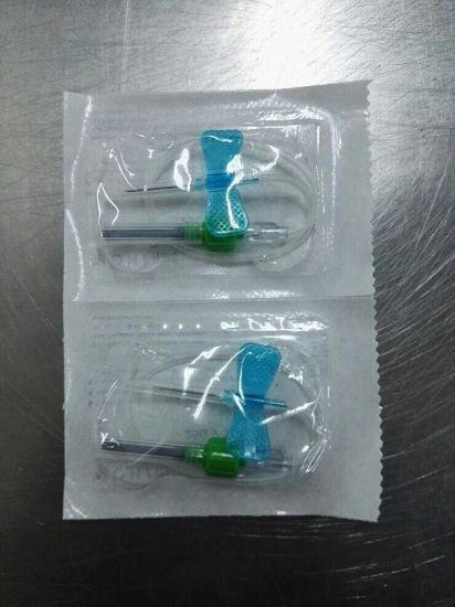 High Quality Medical Disposable Buterfly Needle (21G) for Blister Package