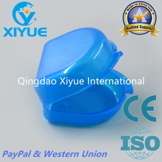 Blue Color Ladder Shape Denture Box