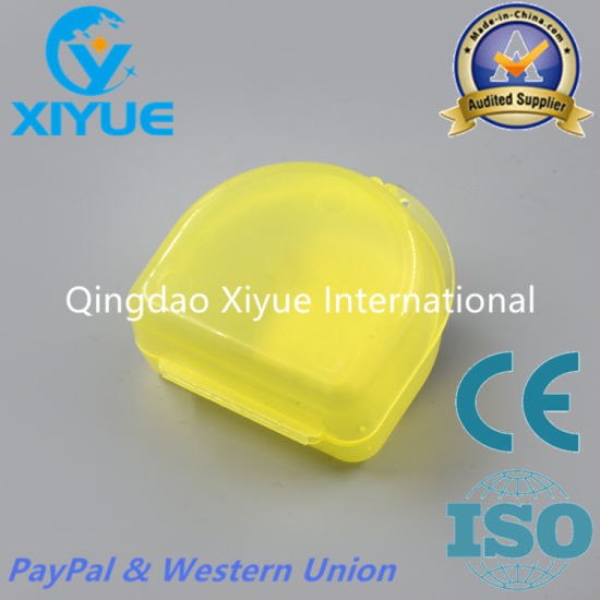 Yellow Color Ladder Shape Denture Box with High Quality