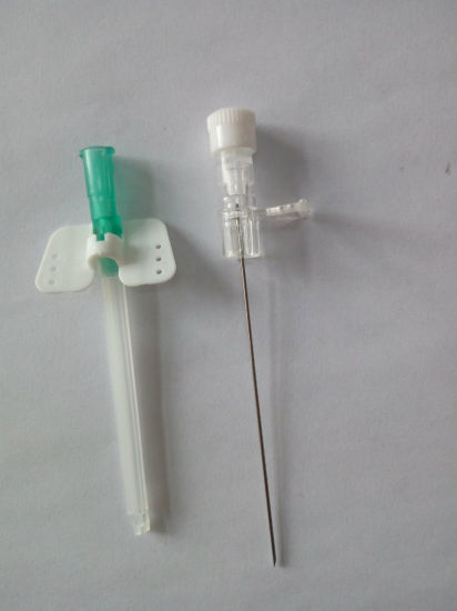 Disposable Medical Sterile IV Cannula Intravenous Catheter with Wing 18g
