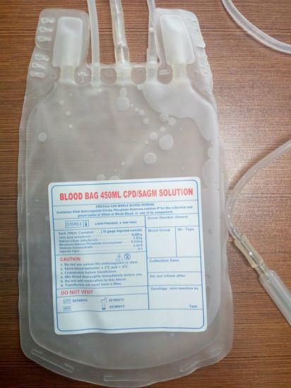 Medical Disposable PVC Blood Bag