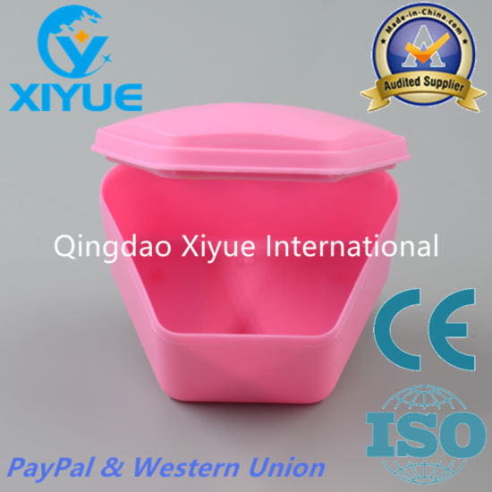 Pink High Quality Ladder Shape Denture Box