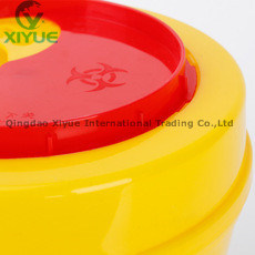 Round Medical Waste Bins Sharps Box Waste Container