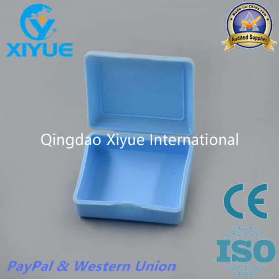 Blue Square Denture Box with High Quality