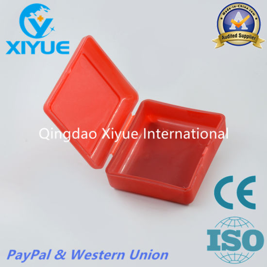 Red Square Denture Box with High Quality