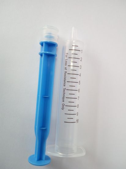 Disposable Medical Syringe with Colorful Rod
