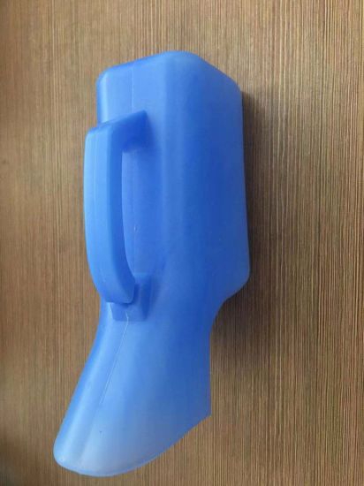 High Quality Square Blue Female Urine Bag Bottle