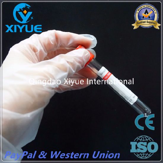 Ce & ISO Disposable Vacuum Blood Collection Clot Activator Tube with High Quality