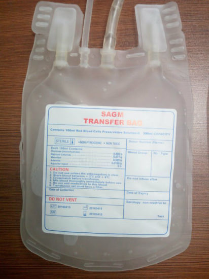 Medical Disposable PVC Blood Bag