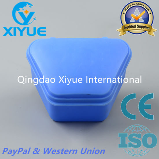 Blue High Quality Ladder Shape Denture Box