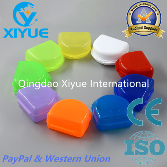 Yellow Color Ladder Shape Denture Box with High Quality