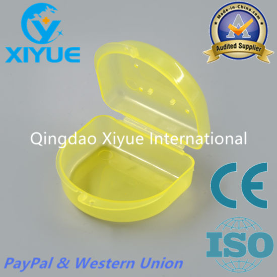 Yellow Color Ladder Shape Denture Box with High Quality