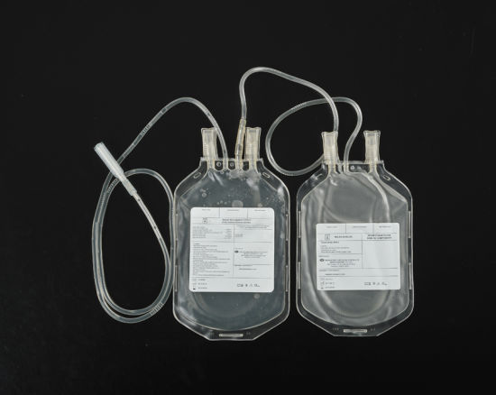 Blood Bag with Safety Needle Shield