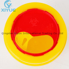 Round Medical Waste Bins Sharps Box Waste Container