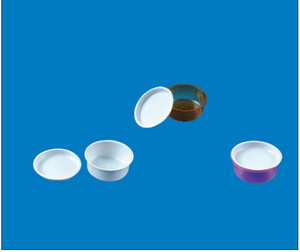 Plastic Medicine Cup with 3 Color