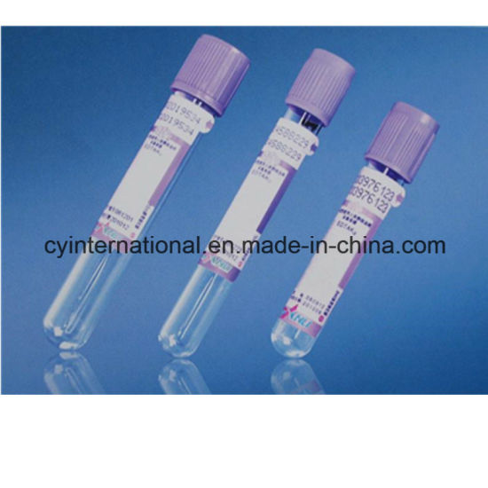 Medical Disposable Blood Collection EDTA Tube