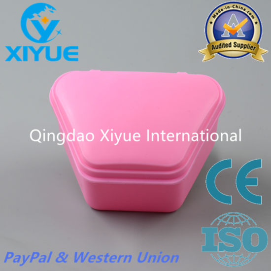 Pink High Quality Ladder Shape Denture Box
