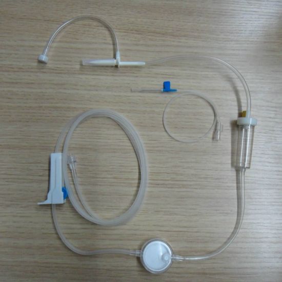 Medical Supply Disposable IV Transfusion Infusion Set with Luer Lock