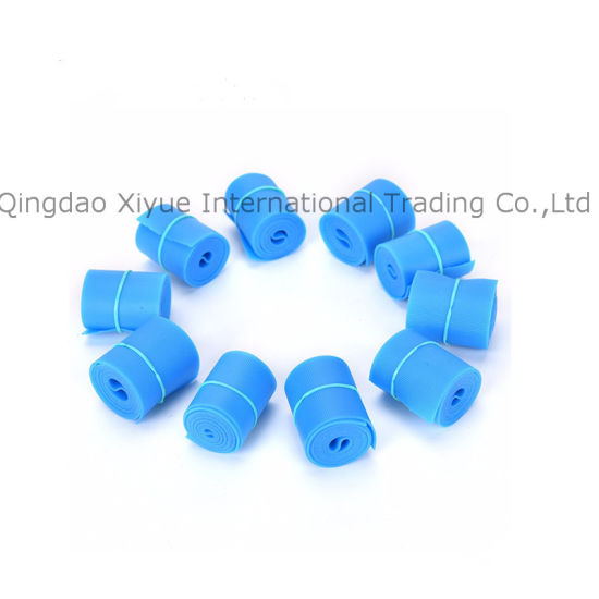 Blue Latex Free Tourniquet Pte Tourniquet with Rolled Tourniquets