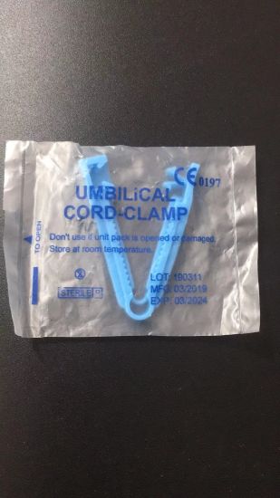 Medical Sterile Umbilical Cord Clamp Nylon Rope Cord Clamp Product