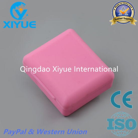 Pink Square Denture Box with High Quality
