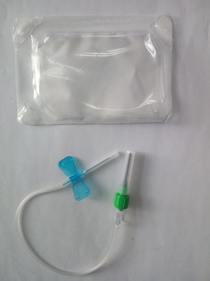High Quality Medical Disposable Buterfly Needle (21G) for Blister Package