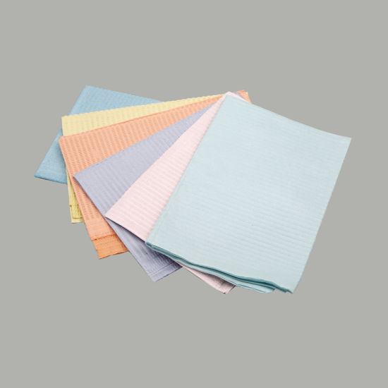 Disposable Colorful Dental Bibs for Adult or Children