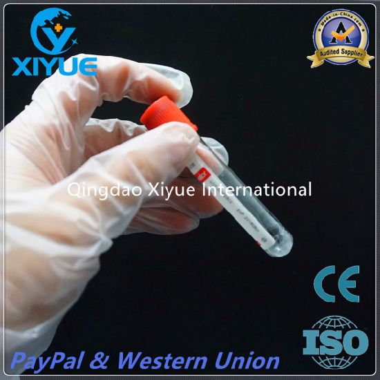 Disposable Vacuum Blood Collection Plain Tube with Ce & ISO