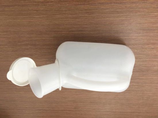 Hot Sale Square 1200ml Plastic PE Urine Bag Battle