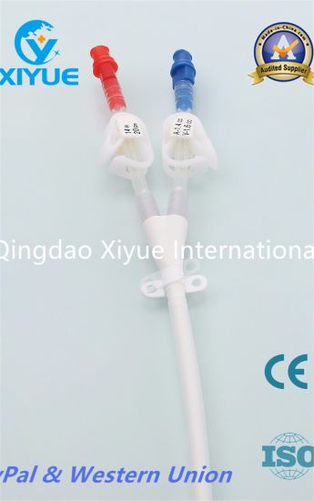 Medical Disposable Hemodialysis Catheter with Ce