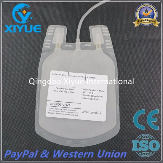 Cpda-1 Disposable Triple Blood Bag with Ce&ISO