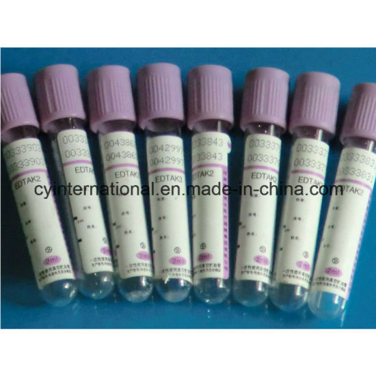 Medical Disposable Blood Collection EDTA Tube