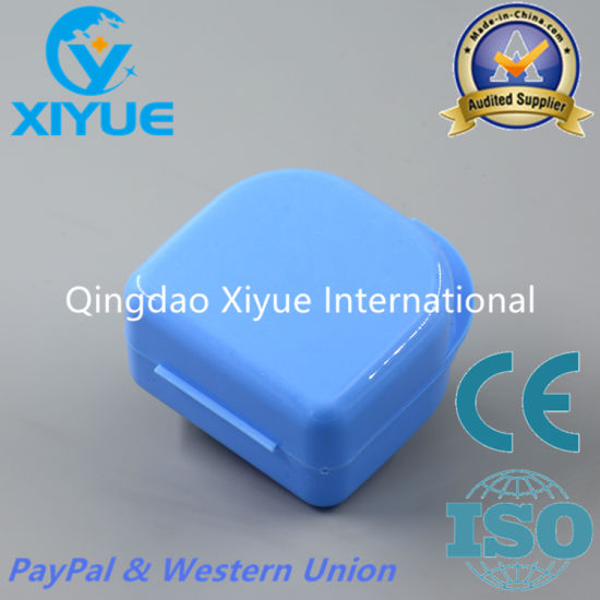 Blue High Quality Ladder Shape Denture Box