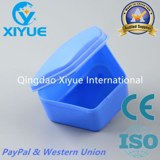 Blue High Quality Ladder Shape Denture Box
