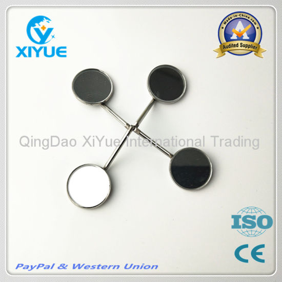 Dental Specialized Instruments No 4 Plain Mouth Examination Stainless Steel Mirror Heads