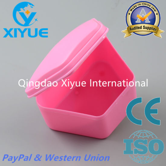 Pink High Quality Ladder Shape Denture Box