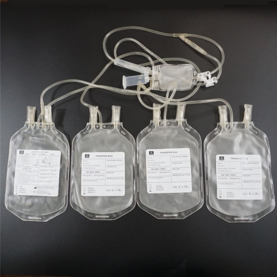 Blood Bag with Safety Needle Shield