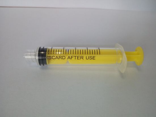 Disposable Medical Syringe with Colorful Rod