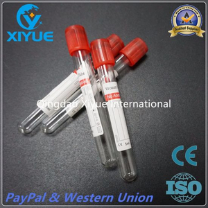 Disposable Vacuum Blood Collection Plain Tube with Ce & ISO