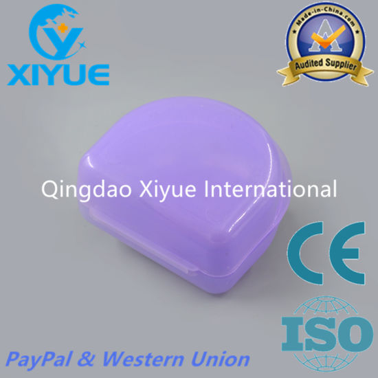 Purple Color Ladder Shape Denture Box with High Quality