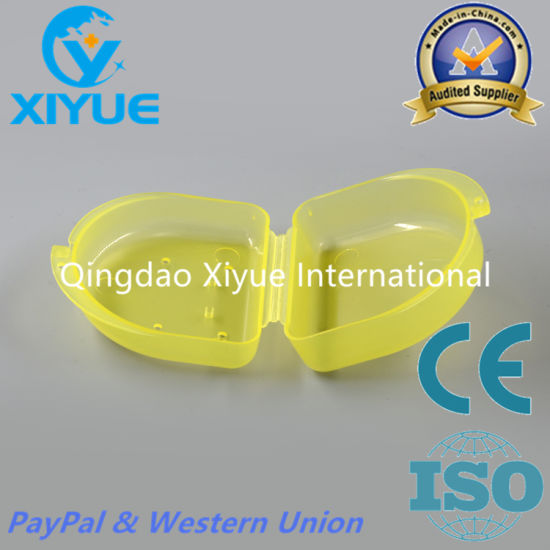 Yellow Color Ladder Shape Denture Box with High Quality