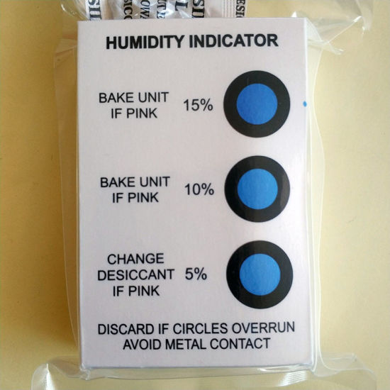 Cobalt Free Humidity Indicator Cards 3 Dots Blue Humidity Humidity Card