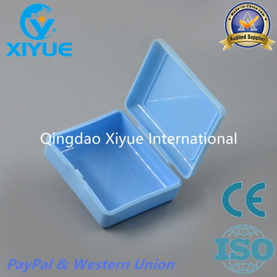 Blue Square Denture Box with High Quality