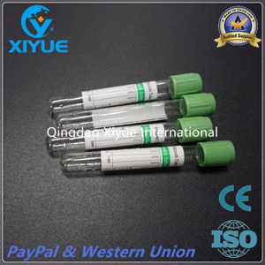 Medical Disposable Vacuum Blood Collettion Sodium Heparin Tube with Ce&ISO