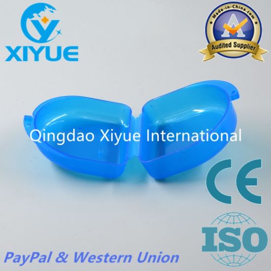Blue Color Ladder Shape Denture Box
