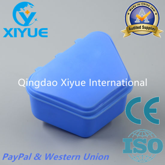 Blue High Quality Ladder Shape Denture Box