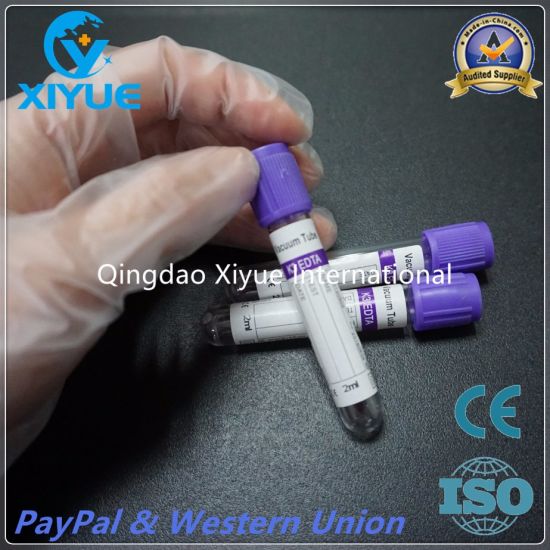 Disposable K2/K3 EDTA Blood Vacuum Tube with Ce&ISO