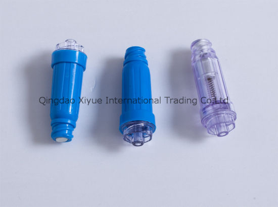 Positive Pressure Needle Free Connector with Spring