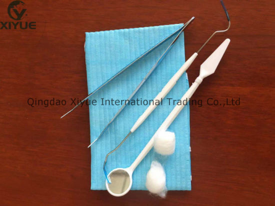 Disposable Dental Kit with Tweezer Probe and Mirror Dental Supplies